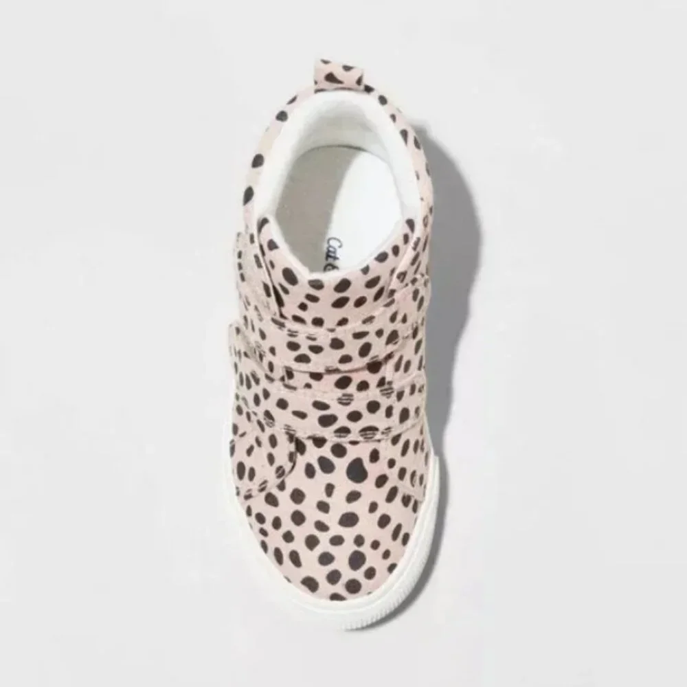 Cat & Jack Pink and Black Kids Sneakers - Picture 5 of 6